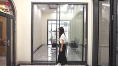 aluminum alloy sliding doors and window/ Slim Frame Aluminum Sliding Door/ Narrow Frame Push-pull Door on China WDMA