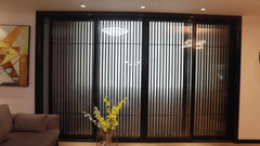 cheap 8ft aluminum panel 3 triple track french sliding patio doors on China WDMA