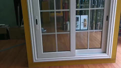 Interior Home Lift Windows Impact Resistant Grill Design Burglar Proof Sliding Window on China WDMA
