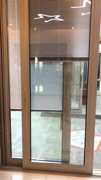 Hot sale design aluminium casement windows sliding doors with double glass on China WDMA