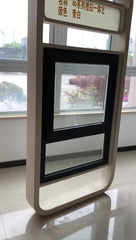 cheap price upvc profile with blinds in built for upvc double glass casement windows on China WDMA