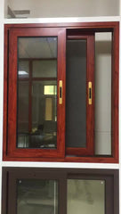 Good Insulation And Watertight aluminium frame sliding glass window with reflective colored glass on China WDMA