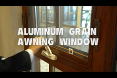 Grain awning thermal break aluminium window casement window AS2047 OEM