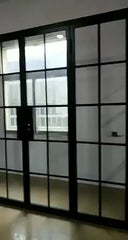 Fashion Style Crittal Exterior Steel Glass Doors Beautiful French Wrought Iron Door For UK Market on China WDMA