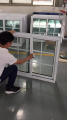 New product latest design office window sliding sheet wholesale price aluminum glass window for nepal market on China WDMA