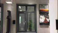 made in china double glazed slim frame aluminum alloy casement windows on China WDMA
