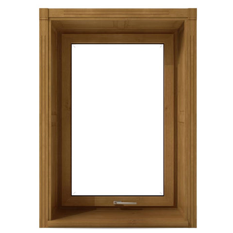 PVC Brown Tilt and Turn Window and Fixed Window, Vinyl Doors and Windows on China WDMA