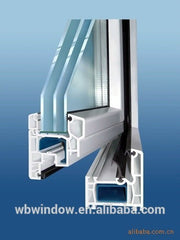 PVC double glass window with inside blind,double glazed windows with blinds on China WDMA