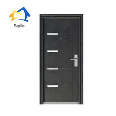 Painting Coating Metal Door Frame Chinese Mother and Son Steel Door on China WDMA