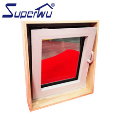 Philippines Price French Aluminum Casement Double Tempered Glass Window on China WDMA