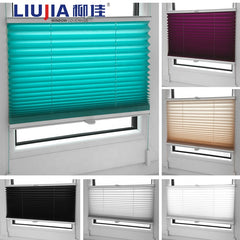 Pleated Plissee ohne Bohren mit Klemmtrager easy fix no drilling lace window plisse blinds for door