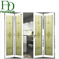 Powder Coated Grey Aluminium Bifold Balcony French Doors Manufacture Of Doors in Turkey House on China WDMA