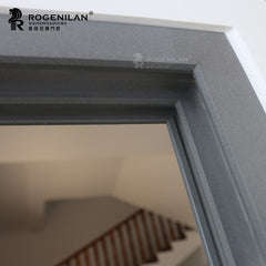 ROGENILAN 90 series clean glass french doors and windows designs on China WDMA