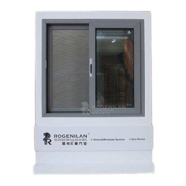 ROGENILAN 90 series clean glass french doors and windows designs on China WDMA