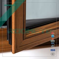 ROOMEYE alu-wood hinged window tilt and turn window on China WDMA