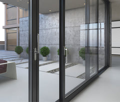 Residential Aluminum Patio double glazing Glass Sliding Doors on China WDMA