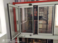 Retractable advanced Hollow Sliding and folding glazing facade window system on China WDMA