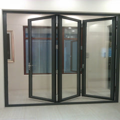 Roomeye double glass aluminum folding door on China WDMA