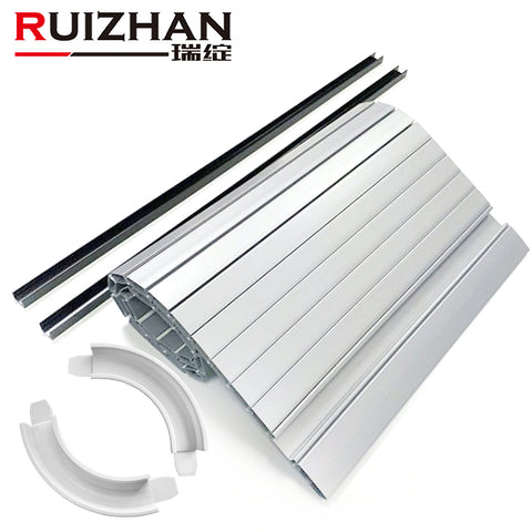 Ruizhan Customized Plastic Extrusion Profiles PVC ABS Clear Cabinet Tambour Rolling Up Shutter Doors For Furniture on China WDMA