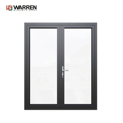 60x80 Double French Door With Modern Interior Glass Double Doors
