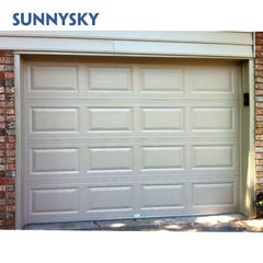 Section panel frosted glass new aluminum cost standard size garage door with full view on China WDMA