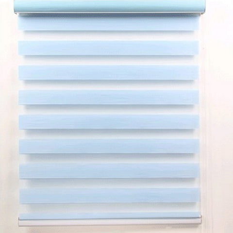 Semi blackout / 100% blackout roller blind automatic /manual zebra shades for windows on China WDMA