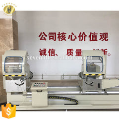 Shandong Sevengroup aluminium window double mitre saw cutting drilling fabrication on China WDMA