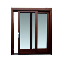 Simple design aluminum sliding window frame price with rubber strip on China WDMA