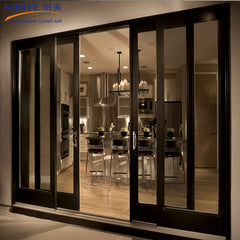 Sliding glass door with electric blinds and lift and slide door on China WDMA