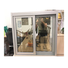 Soundproof double glass sliding window durable commercial sliding windows on China WDMA