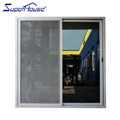 Superhouse NFRC Australia standard AS2047 aluminium frame bathroom sliding glass door on China WDMA