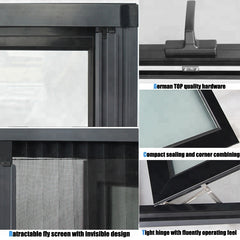 Superhouse high quality hot sale aluminium window with mosquito net and sub frame on China WDMA