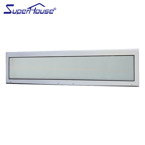 Superhouse new design aluminum fixed clear glass windows with built in blinds on China WDMA