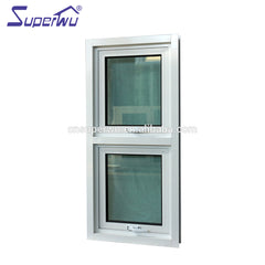 Superwu high quality double glazed aluminium awning windows for commercial use on China WDMA