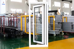 Aluminium thermal break hurricane impact window hinge casement windows with Germany hardware on China WDMA