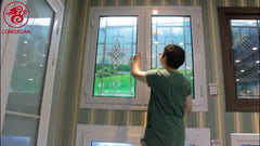 Customized size double glazed aluminum casement window on China WDMA