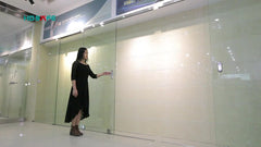 China hot sale interior frameless sliding glass door with high quality door hardware