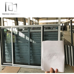 Teeyeo Commercial/School sliding window aluminium frame on China WDMA