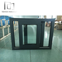 Teeyeo aluminium three track sliding window frames for sale