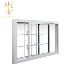 Top Window New design Economic Aluminum Double Glass Sliding Window and Door on China WDMA