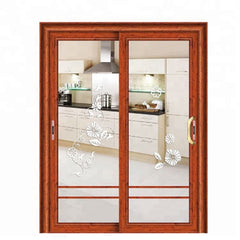 Top aluminum sliding design drawing room internal door with glass on China WDMA