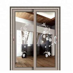 Top aluminum sliding design drawing room internal door with glass on China WDMA