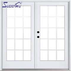 Top sale manufacturer pvc with the blinds inside swing doors on China WDMA