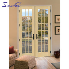 Top sale manufacturer pvc with the blinds inside swing doors on China WDMA