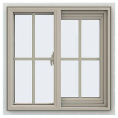 Topwindow aluminum Guards Aluminium Alloy Balcony Windows Big Sliding Window With Inside Gril on China WDMA