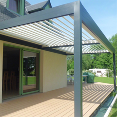 Best Garden Louvre Terrace Roof System Aluminum Metal Motorized Pergola Kits