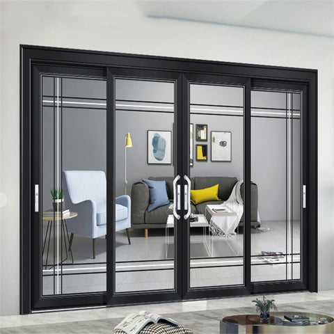 Fence Sliding Doors Top 10 Supplier Thermal Break Aluminum Lowes Sliding Glass Patio Doors For Home Glass Closet Sliding Doors