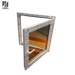 UPVC profile tilt and turn window, PVC glass windows in Guangzhou on China WDMA