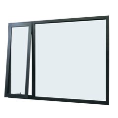 US standard Thermal broken awning window with powder coated with triple glass for energy saving