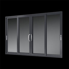 Double Pane Sliding Glass Doors USA Standard Triple Modern Sliding Doors With German Lock Residential Sliding Doors